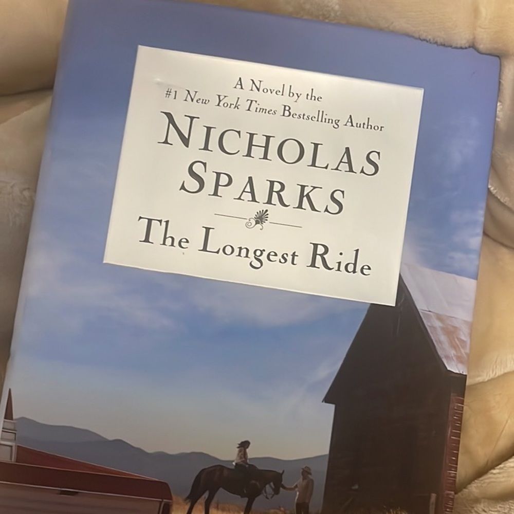 Nicholas Sparks-THE LONGEST RIDE Hardback Novel